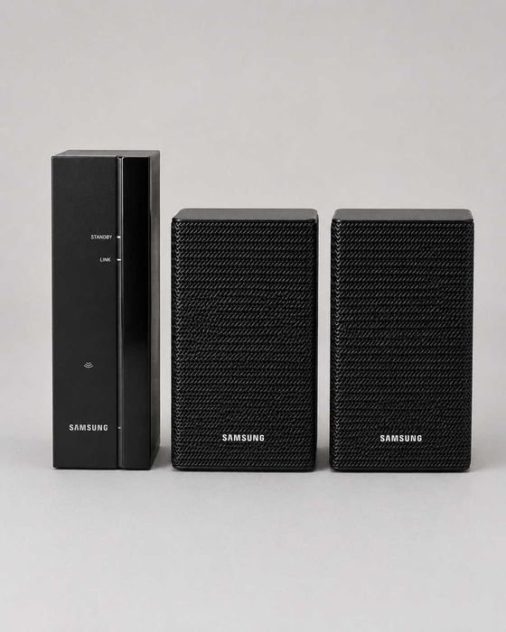 Samsung tylne głośniki surround soundbar PS-KS1-1 + moduł KOMPLETNE  nie używane - jak nowe