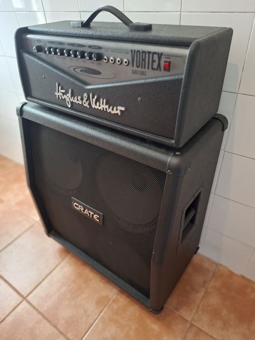 Amplificador Hughes & Kettner Vortex Black Series + Coluna Crate