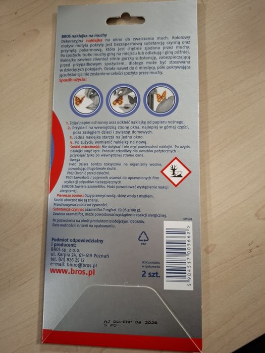 Bros Naklejka na muchy 2szt.