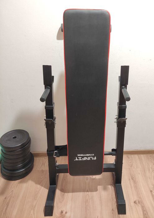 Domowa siłownia ławka+ obciążenia