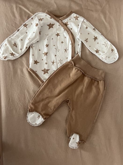 Бодік і повзунки. Комплект для немовля. Чоловічок. Одяг малюкам