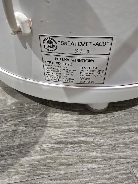 Pralka FRANIA MD 15 z grzałką