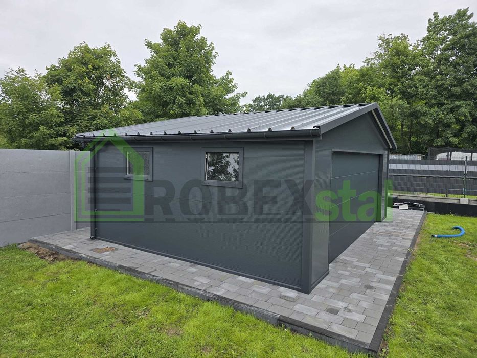 garaż ocieplany 7x5 z płyty warstwowej PIR5cm montaż cały kraj