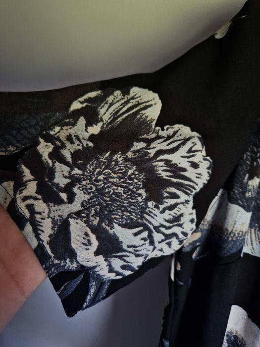 Sukienka  w kwiaty, dłuższa vero moda XL 42