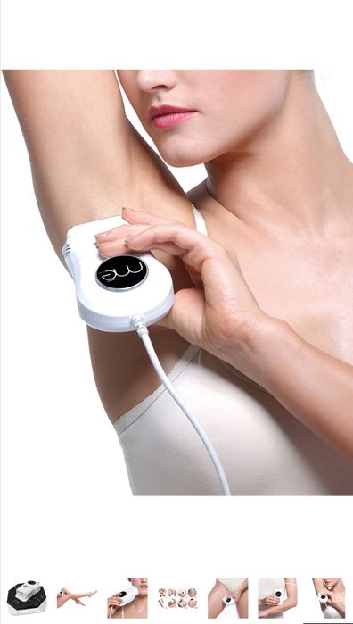 Depiladora unisex Me Elos Super Touch 300K, IPL + RF, cor preta