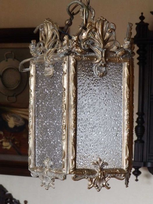 Люстра- Фонарь . Бронза