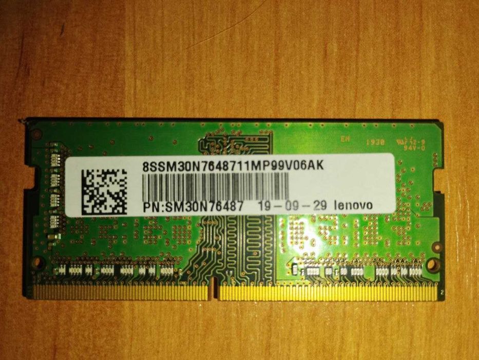 Оперативна пам'ять Samsung DDR4-2666 SODIMM (SM30N76487)