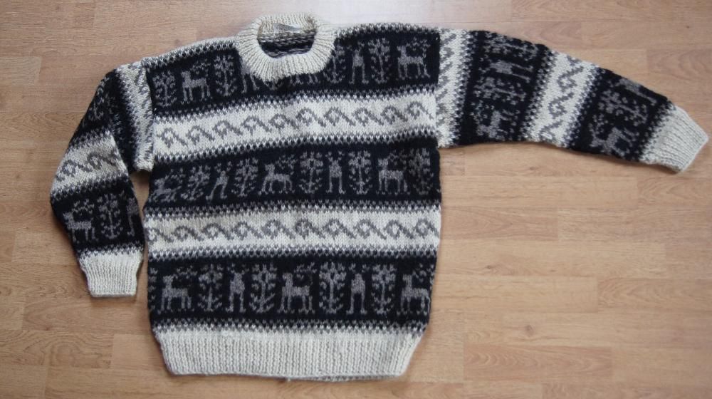 Sweter męski "L" z Nepalu. Jedyny taki na OLX - sie.