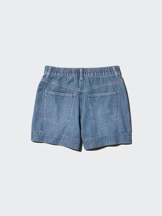 Спідниця шорти uniqlo S, M джинсова та з льоном