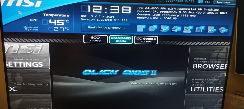 ПК MSI A4-4000 3 Ghz AMD