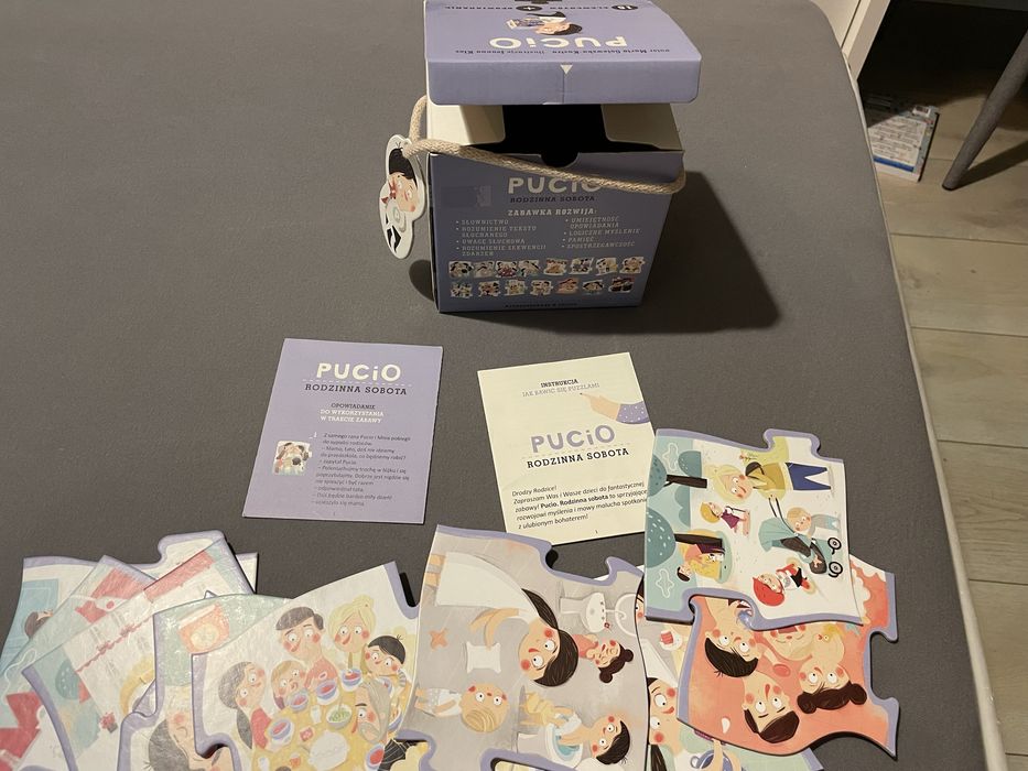 Pucio puzzle Rodzinna Sobota + książkeczka CzuCzu "Mój rok"+ 2 ksiazki