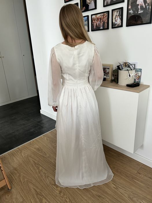 Biala sukienka Illuminate Selena rozmiar S