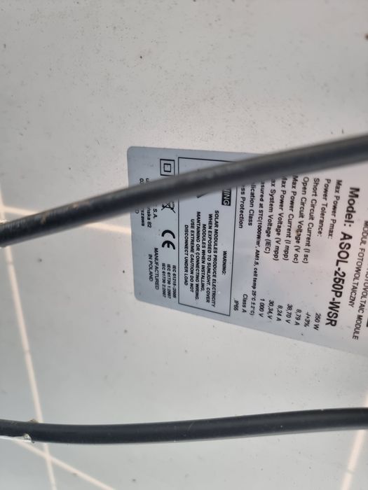 Panele fotowoltaiczne 250w
