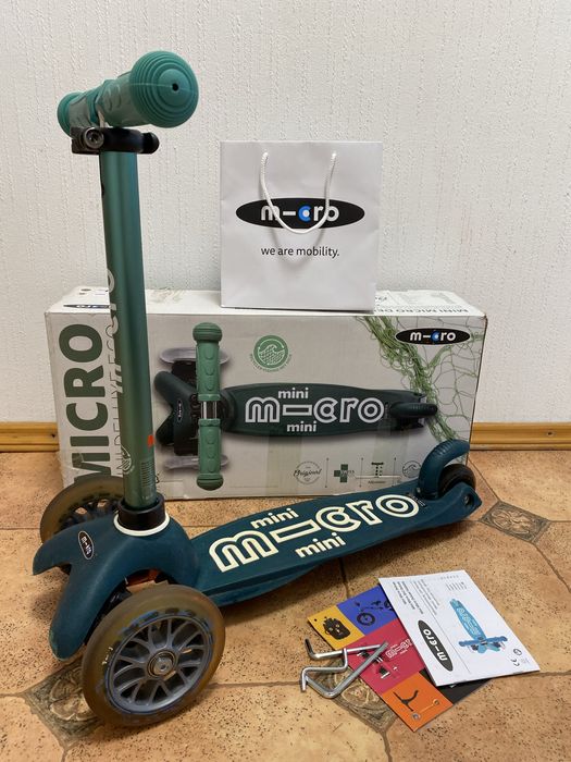 Самокат Micro Maxi eco зелений