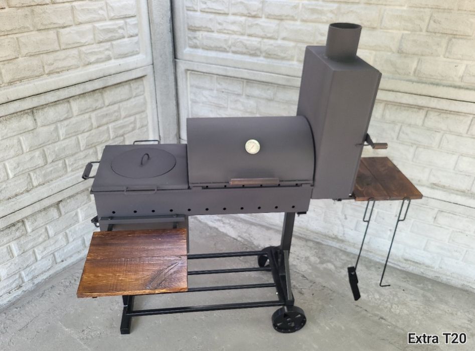 •3/4/5 мм! Мангал 3в1! От Завода! С Кришкой Барбекю! Коптильня Смокер