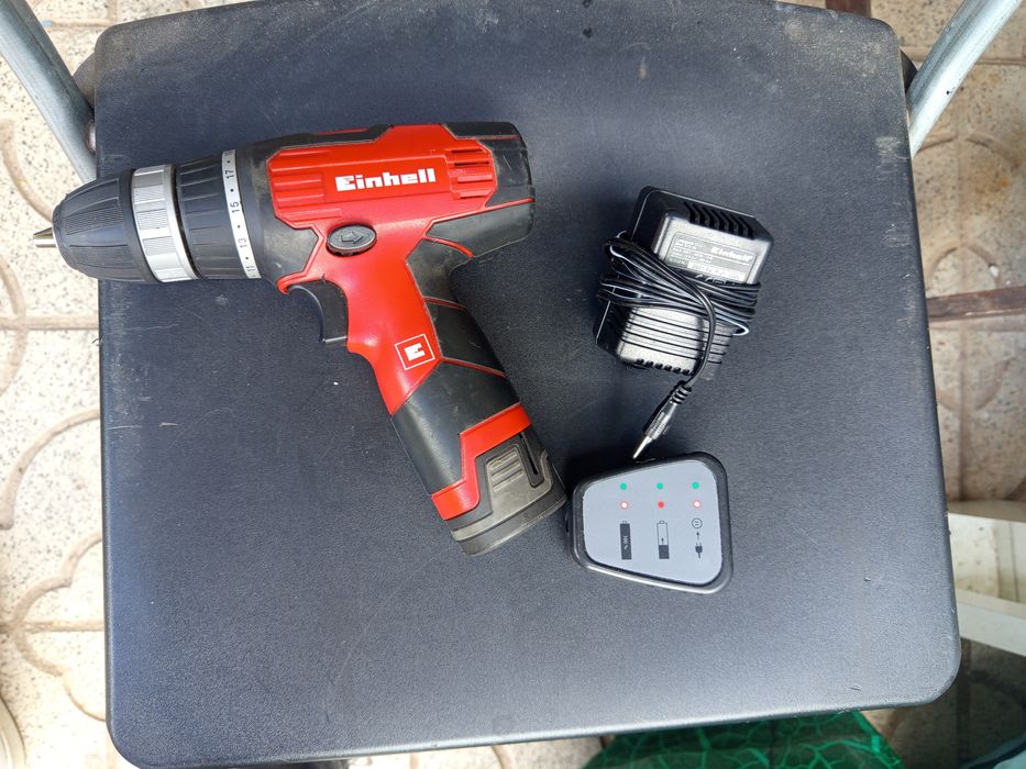 Aparafusadora usada uma vez