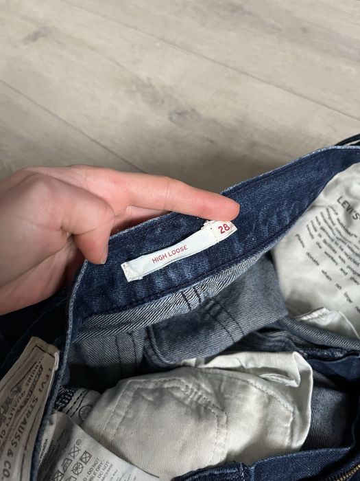 Джинси levis ribcage straight ankle широкі 28*27 прямі