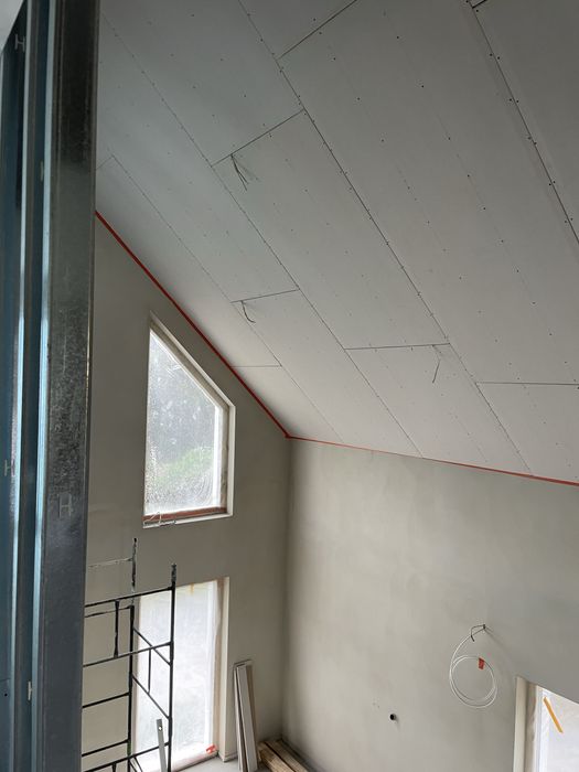 Poddasza, gładź,malowanie