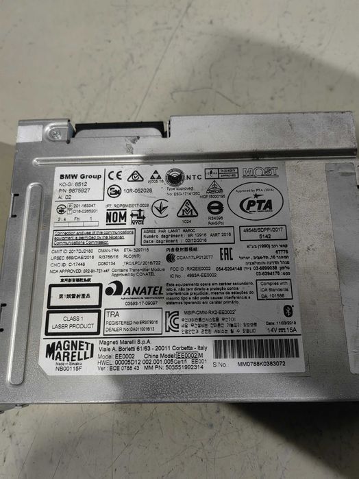 Radio GPS BMW serie 1 /2/3 F20/F21/f22/f30/f45 9875.927