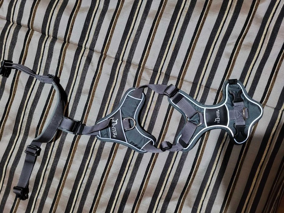 Peitoral HUNTER Divo - Cinza (Qualidade/Conforto Alemão!) - Novo - S/M