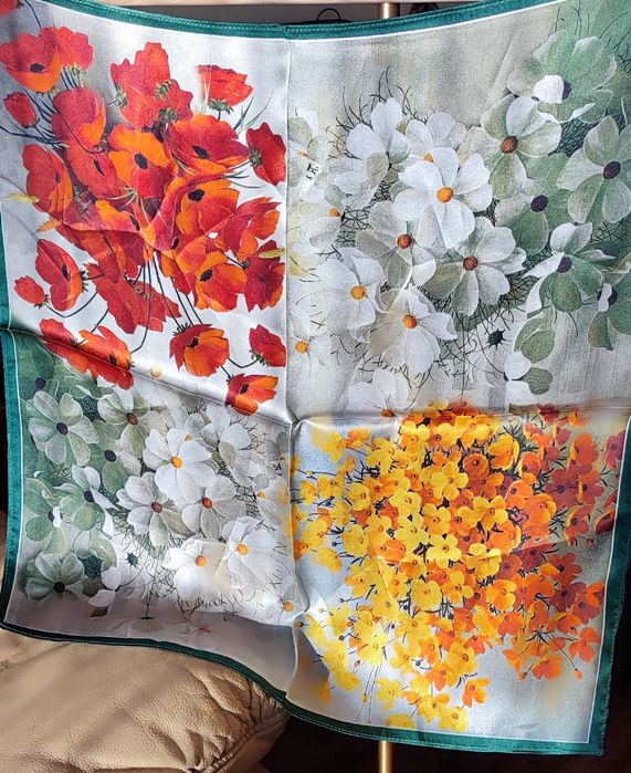 "Maki" 100%jedwabna apaszka