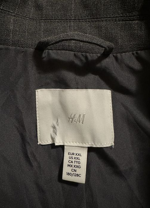 Двубортный пиджак H&M р. XXL