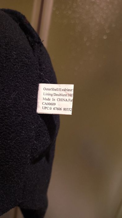 Męska ciepła czapka akrylowo-polarowa, Rozmiar Uniwersalny / S-L