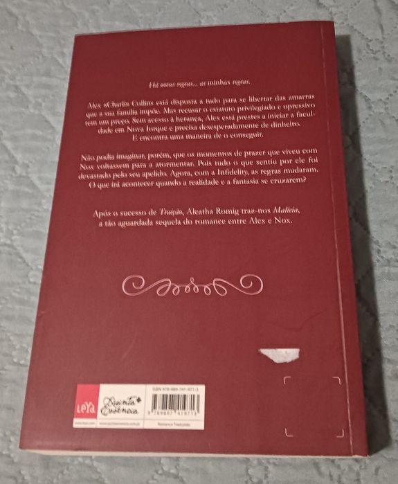 Livro Malícia - como novo