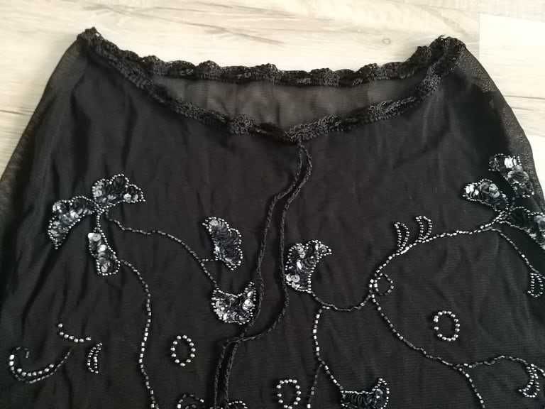 Elegancka wyjątkowa narzutka wieczorowa S