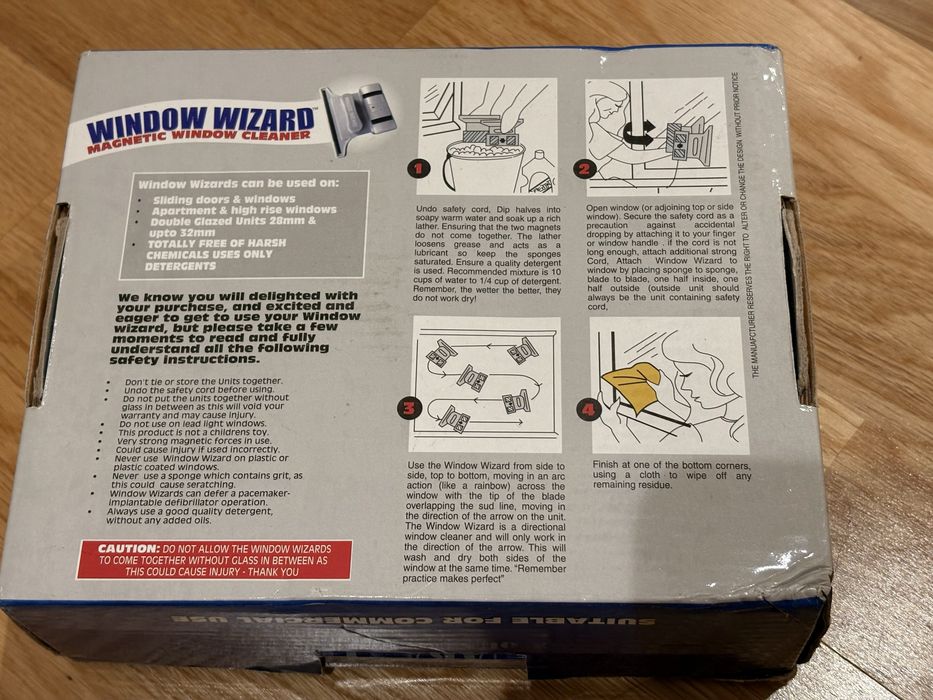 Window Wizard Magnetic Cleaner