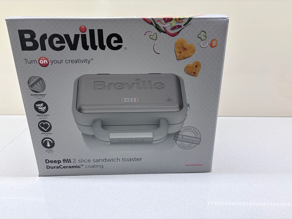 Toster opiekacz Breville szary nowy