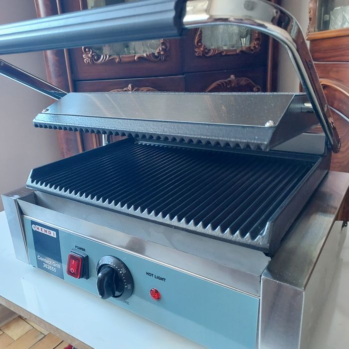 Гриль контактний прижимний професійний Hendi 263655. НОВИЙ!!