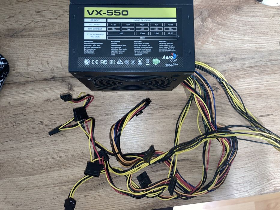 Блок живлення 550w aerocool