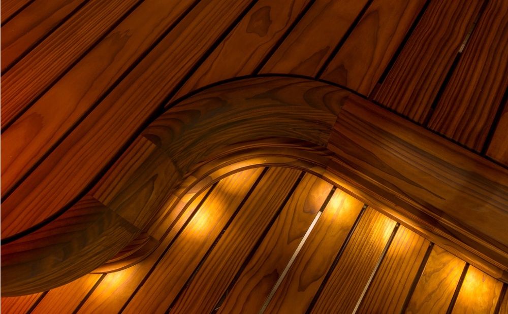 Deska Boazeria/Podbitka Termo Radiata Boazeria Do Saun 15x140mm