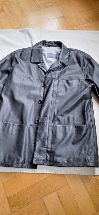 Kurtka-marynarka skórzana męska