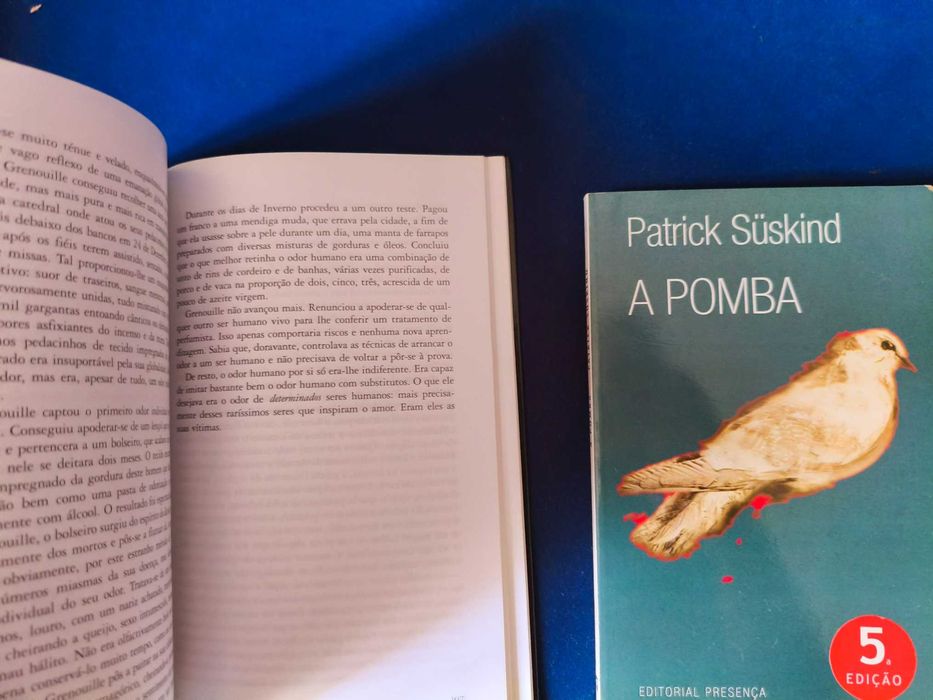 Lote 2 Livros Patrick Süskind - O Perfume + A Pomba (Editorial Presença)