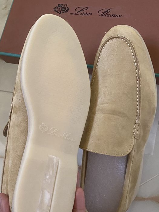 Мужские лоферы мокасины Loro Piana Summer Walk