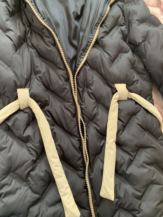 Зимова куртка під пояс