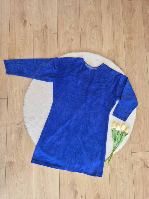 Świetna długa bluzka damska tunika XL 42 butikowa rękaw 3/4