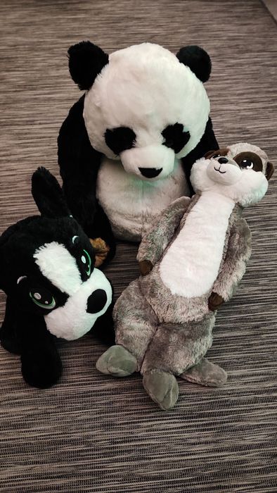 Peluche Panda / Cachorro/ Suricata