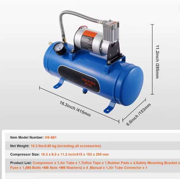 Compressor 12 V - NOVO