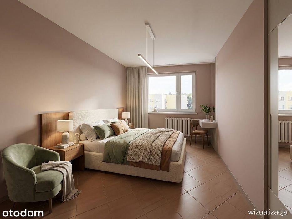 2-pokojowe mieszkanie do własnej aranżacji, piękny układ, balkon