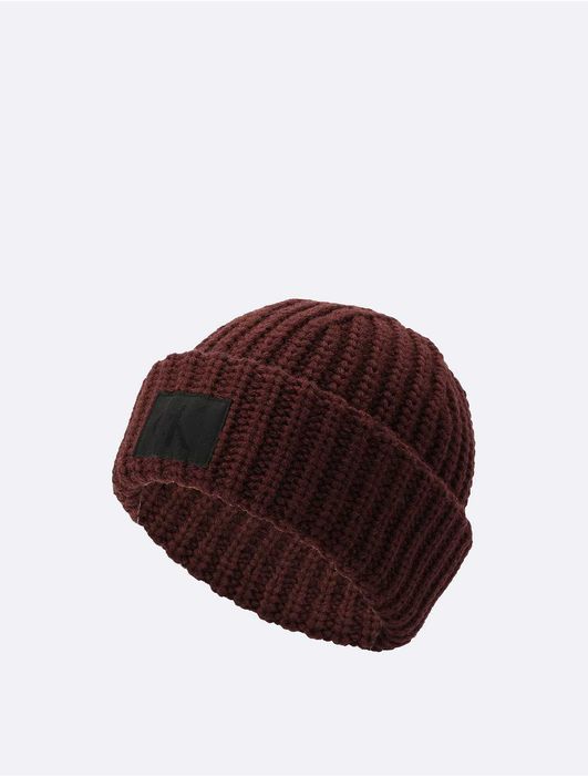 Новая зимняя шапка calvin klein ( ck ribbed knit beanie hat )с америки