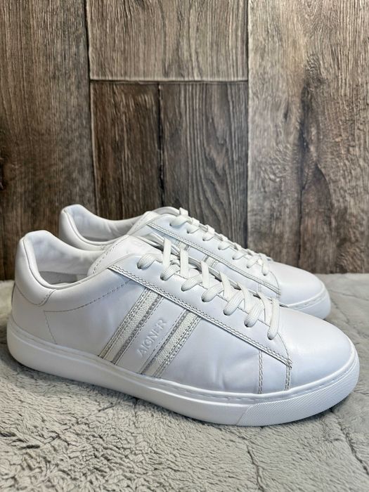 buty męskie trampki skórzane aigner david 48b 44