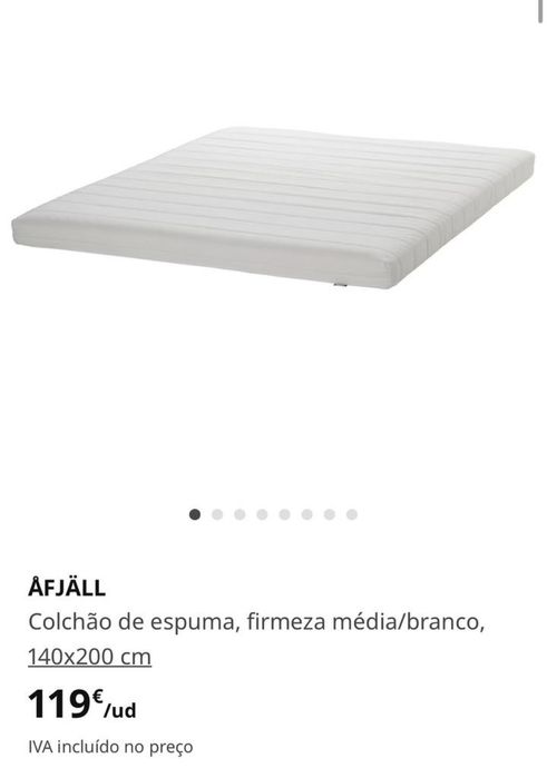 Cama e colchão Ikea 140*200