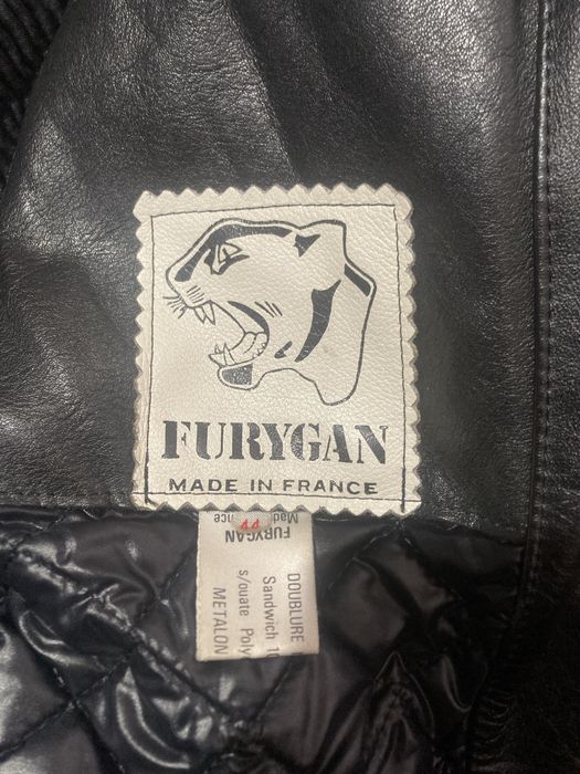 Вінтажна мотокуртка Furygan (Франція) — Натуральна шкіра, Metalon