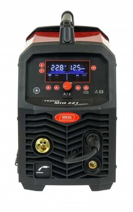 Inwertorowa spawarka półautomat IDEAL TECNO MIG 221 SYNERGIC