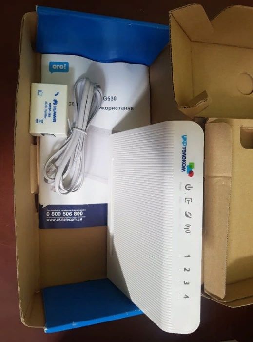 ADSL - модем HUAWEI HG530 WI - FI