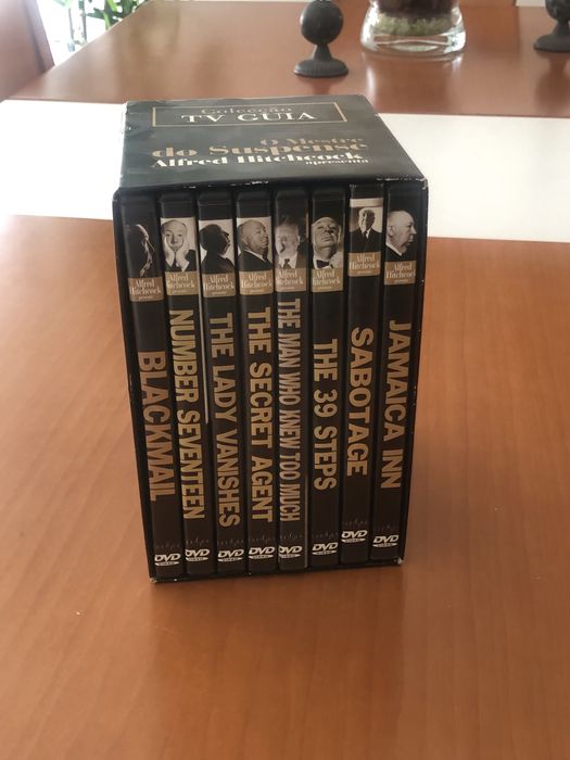 Pack DVD filmes Alfred Hitchcock