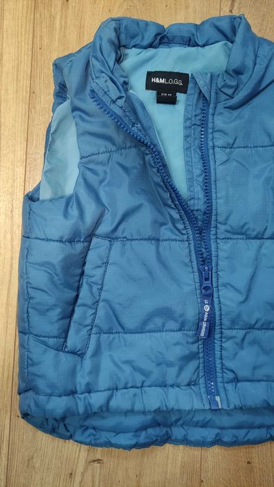 Zestaw dla chłopca ok 2-4 latka: 2 bluzy, bezrękawnik, komin